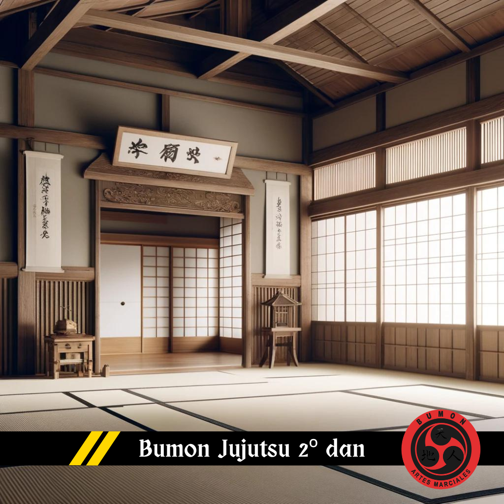 Bumon Jujutsu - 2º dan - cinturón negro - Dojo Online de Artes Marciales